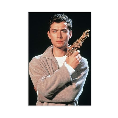 Poster Jude Law (33) sur toile - Décoration murale pour salon, chambre à coucher - 30 x 45 cm