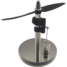 LTD Stirling Engine, Mini Two-Blade Propeller Swashplate Low-Temperature Stirling Engine Model, Mechanical Skills Cup Lid Heat Engine Model Experiment Kit Creative Gift for Adults