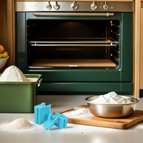 VALICLUD 12pcs Stackable Cooling Rack Stacking Supports for Baking Cookies and Cakes, Abs Material, 5.60x3.40x0.80cm Size, Interlocking Design to Prevent Sogginess, for Baking and Cooling - Image 7