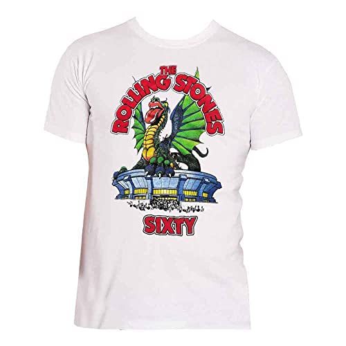 The Rolling Stones T Shirt Sixty Stadium Dragon Logo Nouveau Officiel Homme Size M - Les Beatles, Paul McCartney, John Lennon, RIngo Starr, George Harrison The Rolling Stones T Shirt Sixty Stadium Dragon Logo Nouveau Officiel Homme Size M – Image 5