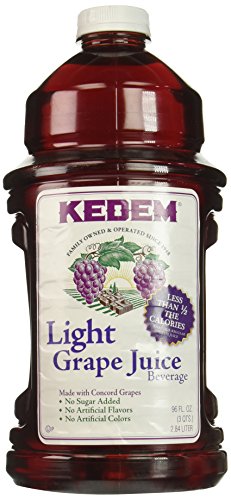 Kedem Pure Kosher Grape Juice, Concord Light, 96 Fluid Ounce