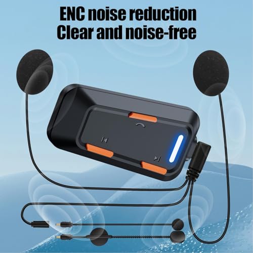 Auriculares de moto que resisten sudor y lluvia en ruta 6