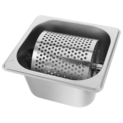 Mikinona Strumento per rullo di burro dispenser per burro per hamburger in acciaio per hamburger resistente da cucina Silver