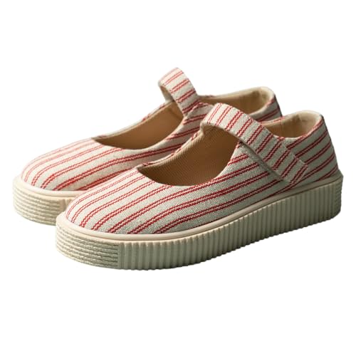 Image of Theater Women Maru Mary Jane Platform Shoes with Adjustable Strap | Soft Suede Finish | Cushioned Support for Casual & Smart Styling