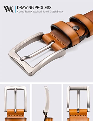 WOLFANT-Full-Grain-Leather-Belt100-Italian-Real-Solid-Leather