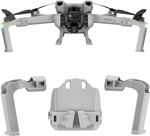 Train d'atterrissage pliable pour DJI Mini 3 évitant les rayures de caméra au sol