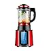 Blendery do Smoothie,Młynek do Rozdrabniania żywności Z Wyświetlaczem LED, 6 Stalowych Ostrych Ostrzy I 48000 Obr/min(Color:Czerwony)