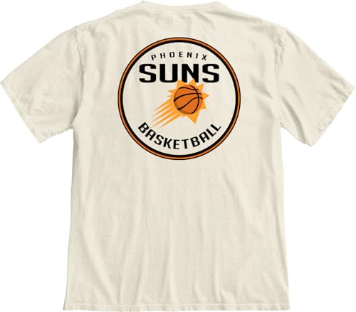 Image of Blue 84 NBA Unisex-Adult NBA Officially Licensed T-Shirt Ringspun Front /Back Ivory