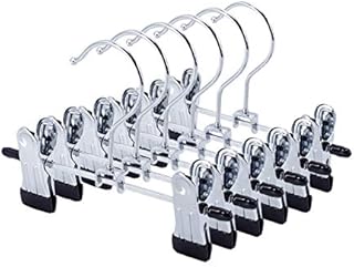 Nature Smile 15CM Double Adjustable Clips Boots Hangers - 6 Pack - Ultra Thin Space Saving Boots Socks Bags Hanging Clips, Boot Holder, Boot Storage,Portable Travel Clips Hangers, Pet hangers