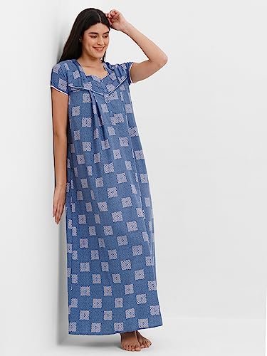 Image of Sweet Dreams Women's Polyester Maxi Casual Regular Nightgown