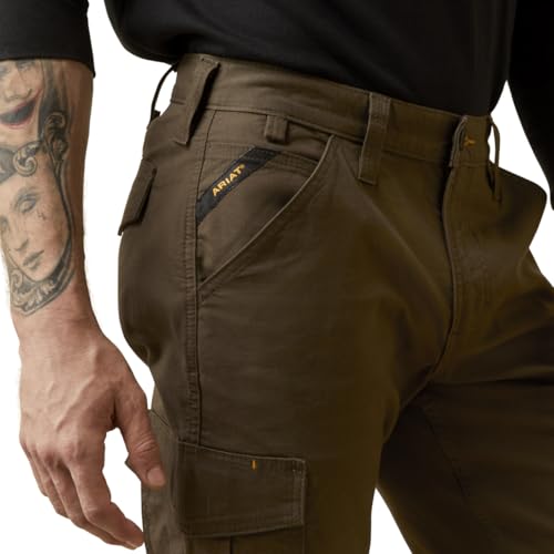 Image of Ariat Men's Rebar M4 Relaxed Made Tough Cargo Straight Pant