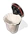 Ekobrew Universal Optional Paper Filters for Refillable K-cups for Keurig Brewers, 300 Count