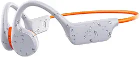 Fone de Ouvido Condução Óssea Open Ear Sem Fio para Esportes com Player MP3 32G Resistente à Suor IPX8 Corrida Natação Academia Ciclismo Longa Duração Reprodução Compatível Celulares Computadores Tabl