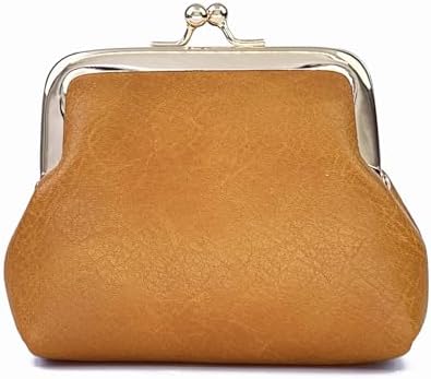 Lavogel Münzgeldbörse Kiss-Lock | Vintage Design 13,5x11,4cm | Mehrfarbig