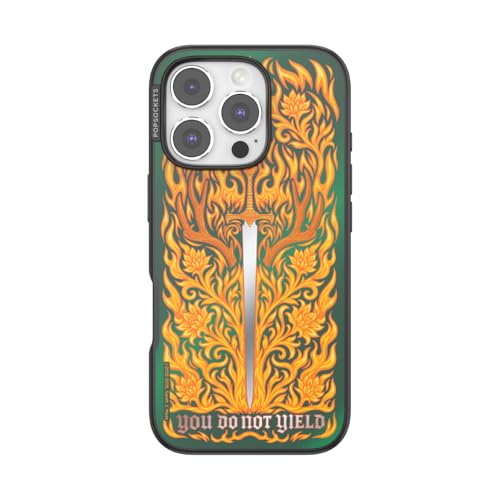 PopSockets iPhone 16 Pro Phone Case with MagSafe- Fireheart
