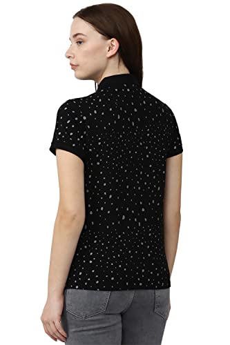 Image of Van Heusen Women's Cotton Regular Fit Polo T-Shirt