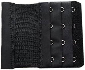 Lalago Women’s Bra Strap Extenders 3x4 Hook,2 Pack (black)