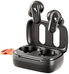 Skullcandy Dime 3 in-Ear Wireless Earbuds, 20 Hr Battery, Microphone, Works with iPhone Android and Bluetooth Devices - Black