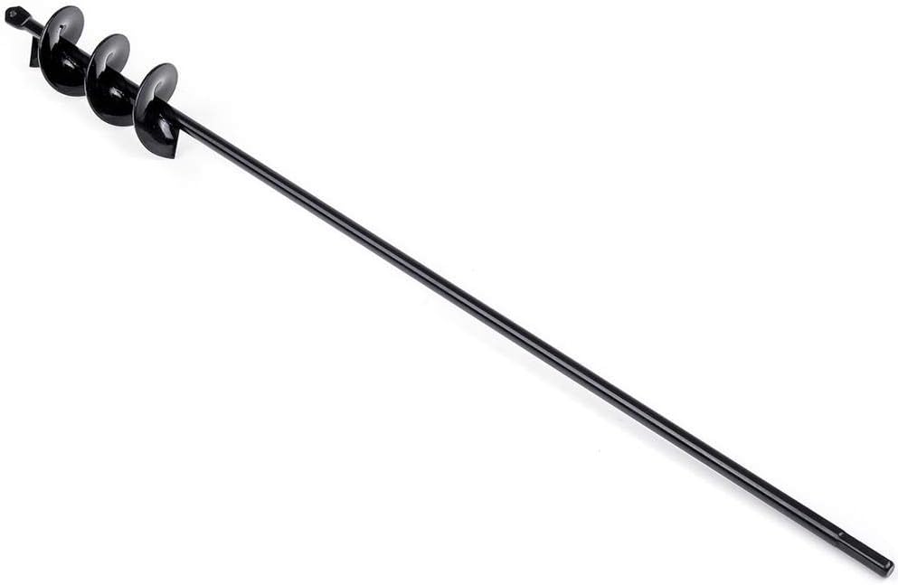 600x50mm Garden Auger Earth Planter Drill Bit Post Hole Digger Auger Drill Accessories
