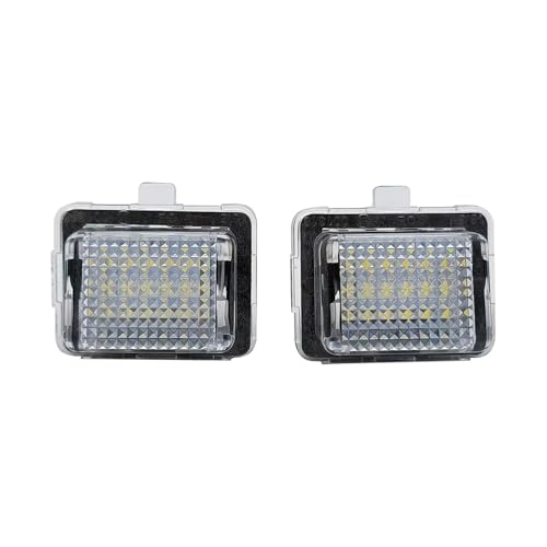 Luz placa matrícula coche para Benz W204 W212 W207 2010-2013 kit de 2 uds lámpara LED