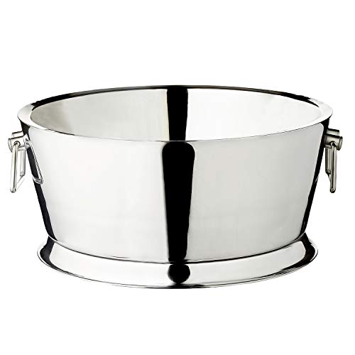 EDZARD Champagner Kühler Michigan (Ø 53 cm, XXL) aus Edelstahl...