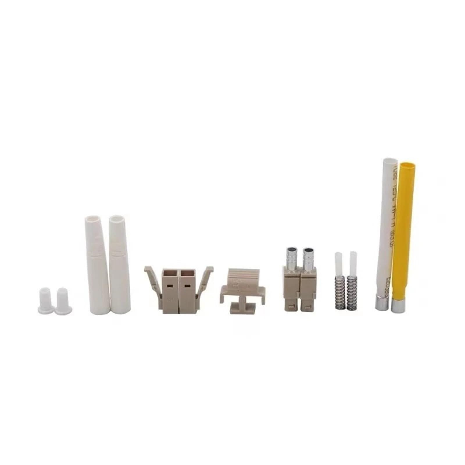 Kit de connecteurs LC Duplex OM3 OM4 SM MM A sans ressort Rose Vert LC Connecteur fibre optique 200 pièces (OM3 Aqua 3 mm)