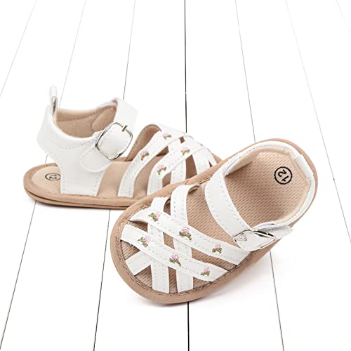 Summer Children Infant Toddler Shoes Girls Sandals Hollow Vamp Design Buckle Breathable And Kids Rainbow Flip Flops2