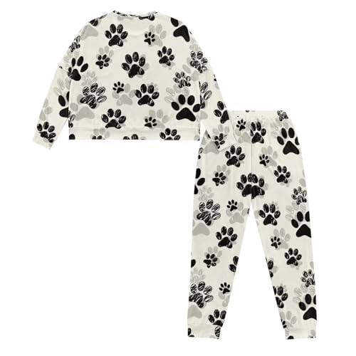 Image of Women's Pajamas Set Soft 2 Piece Loungewear Long Sleeve Pj Set Matching Sleepwear with Pockets for Women Plus Size