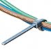 PANDUIT 3.90"L x 0.10"W Standard Indoor Cable Tie, Blue; Tensile Strength: 18 lb. - pkg. of 100