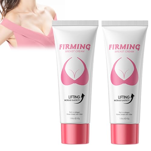 Crema Reafirmante Y Levantamiento De Busto - Crema Natural Para Aumento Y Firmeza De Senos - 2 Unidades - Crema De Cuidado Para Pechos Con Ingredientes Naturales, Firmeza Y Suavidad