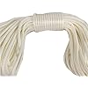 Double Braid Polyester Rope 1/4 by 100 Feet, White