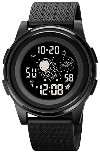 MASTOP Womens Mens LED Digital Watch Ultra Thin Waterproof Outdoor Sports Military Electronic Quartz Watches