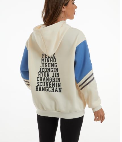 Image of JUNG KOOK SKZ Hoodie Felix Hyunjin Bangchan New Album Star Concert Sweater Support Sweatshirt Shirt Skz Merch for Women