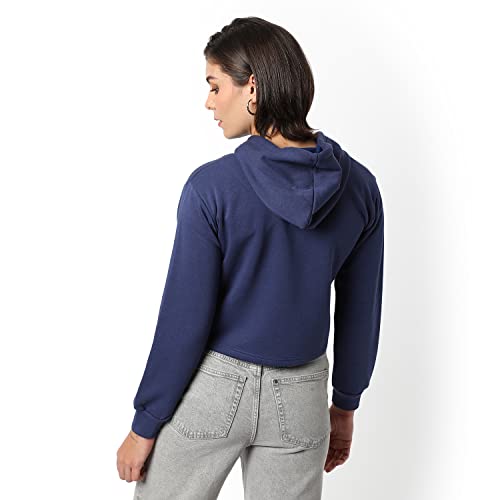 Image of PINACOLADA Women Cotton Zipper Sweatshirt Relaxed Fit for Casual Wear | Full Sleeves | Stylish Sweatshirt Crafted with Comfort Fit and High Performance for Everyday Wear