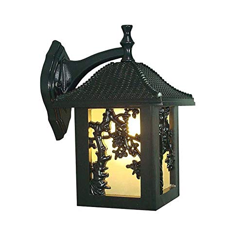 Lanterne Victoria Creative applique murale extérieure rétro en verre et aluminium de prestige