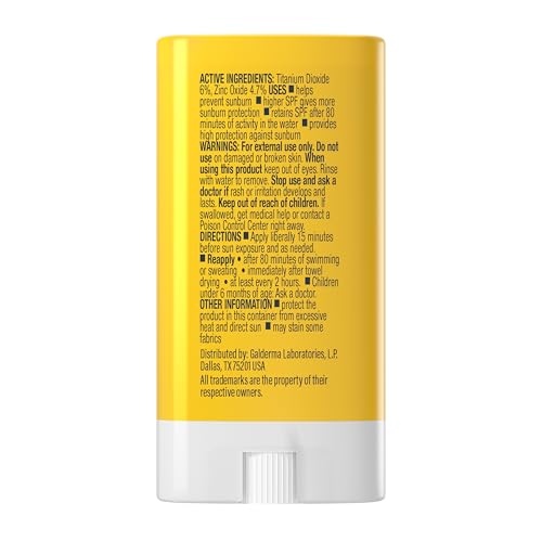Cetaphil Sheer Mineral Sunscreen Stick, Face & Body, SPF 50, 0.5oz - image 8