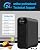 Deepuro RO Water Filter System, Reverse Osmosis Under Sink Water Filtration System 600GPD, 0.0001?m Tankless Water Purifiers 5 Stage, 1.5:1 Pure to Drain Visible TDS & Filters Life, Black, WP-A6