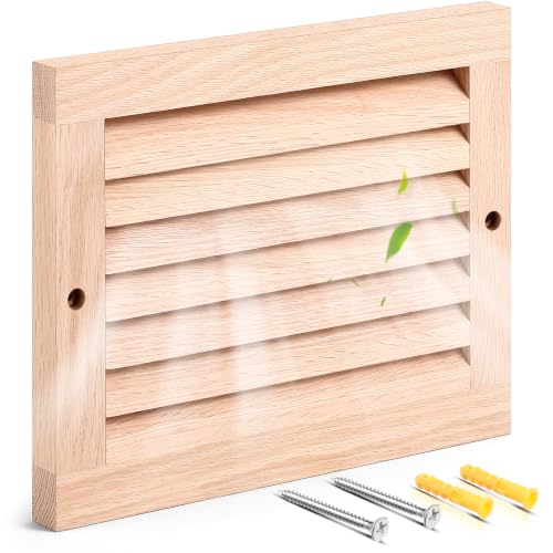 Weysat 1 Pack 10 x 8 Inch Red Oak Hardwood Floor Register Vent Cover
