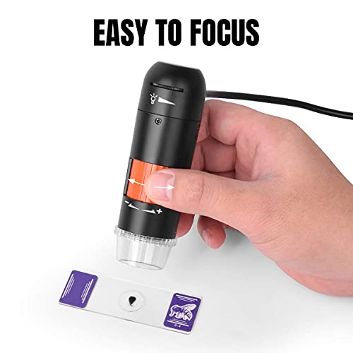 Digital Usb Microscope With Polarizer, True 5Mp Handheld Coin Digital Microscope With Metal Stand Compatible With Windows And Macbook For Smd Soldering Work Jewelers Coins Collection (5Mp) #TOP7