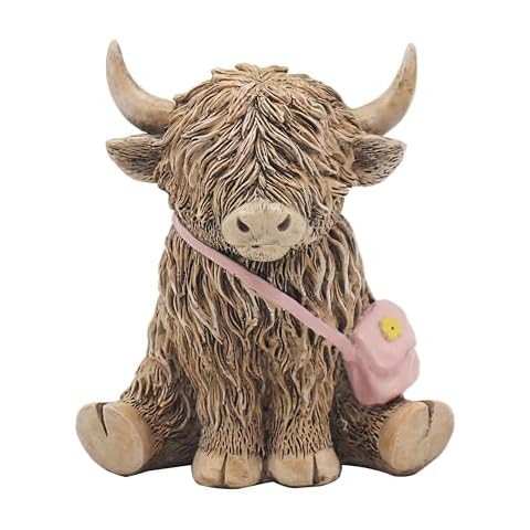 Lesser & Pavey Highland Cow Hand Bag Figurines Cover