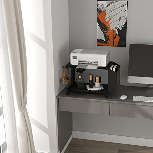 Mesa de impresora VEDECASA para organizar el estudio en casa y liberar espacio del escritorio 3