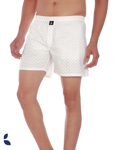 Image of Cotton Boxer Shorts for Men, Breathable, Comfortable & Lightweight (Pack of 2)
