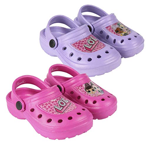 Cerdá Zuecos LOL, Scarpe da Spiaggia e Piscina Bambina, (Rosa C05), 31 EU