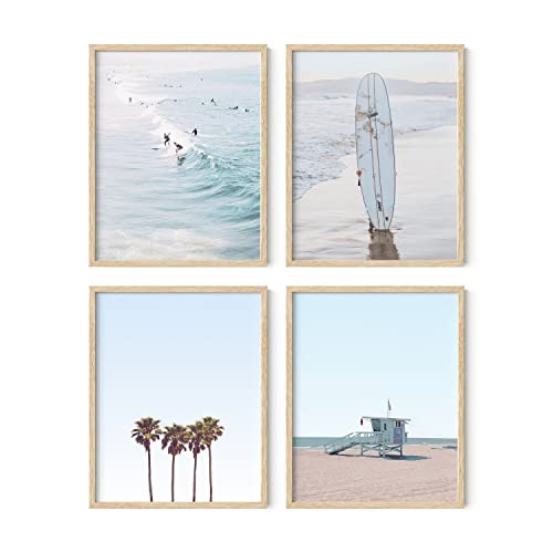 HAUS AND HUES Beach Wall Art Prints – Set of...