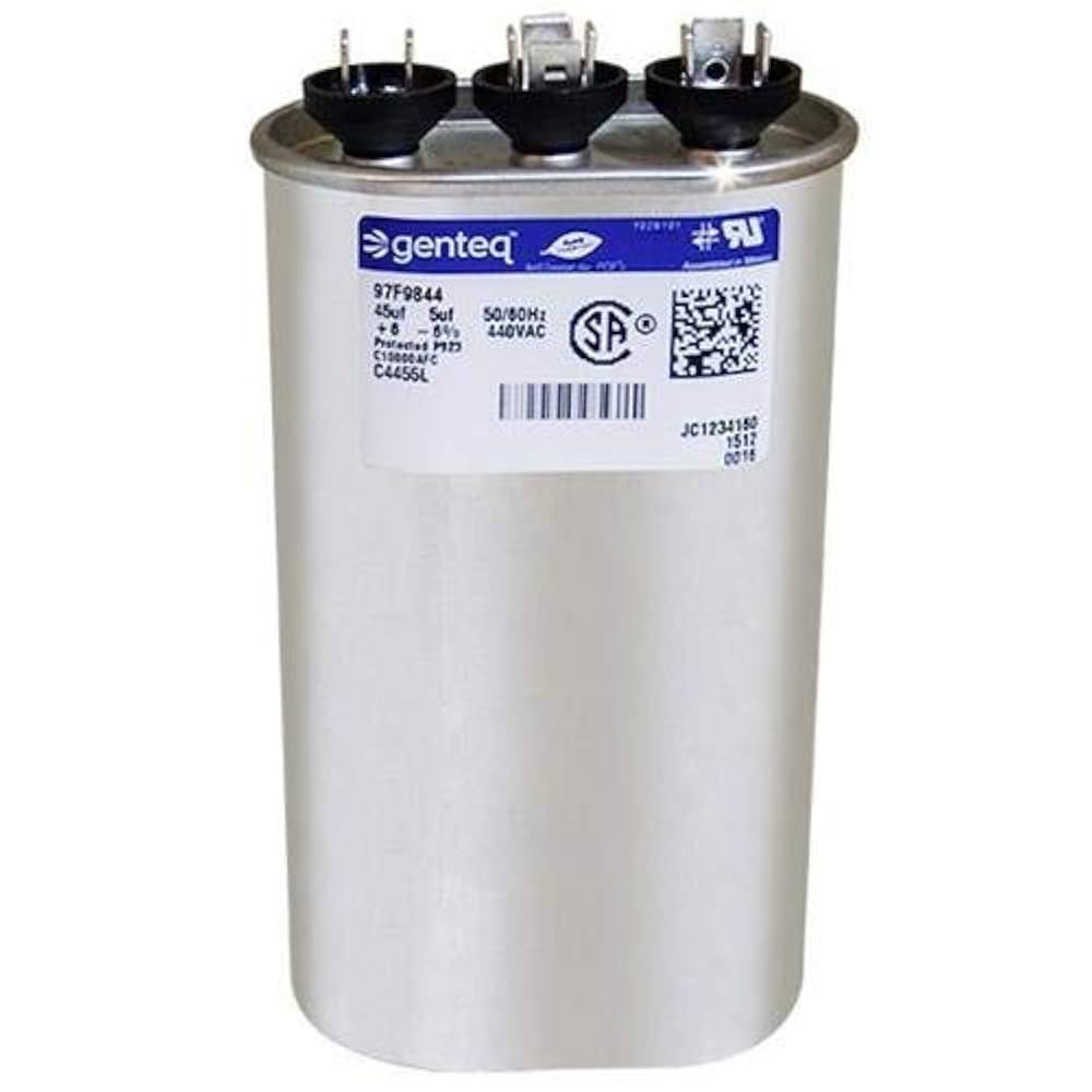 Canu ClimaTek Dual Run Capacitor 45+5 - Replaces GE Genteq Capcom