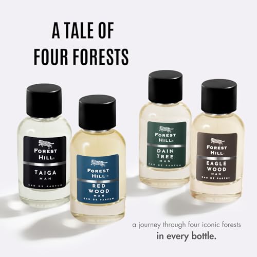 Image of Forest Hill Taiga Man Premium Eau De Parfum, Fresh & Soothing Fragrance Scent, Long Lasting Perfume Spray, 100ml