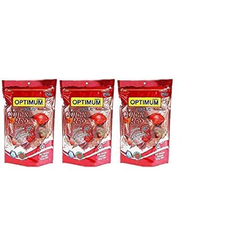 Optimum Cichlid Quick Red Small Pellet Fish Food, 300G (Pack of 3) - Essential Diet for Cichlids (B07KYS5GRF) Amazon Price History, Amazon Price Tracker