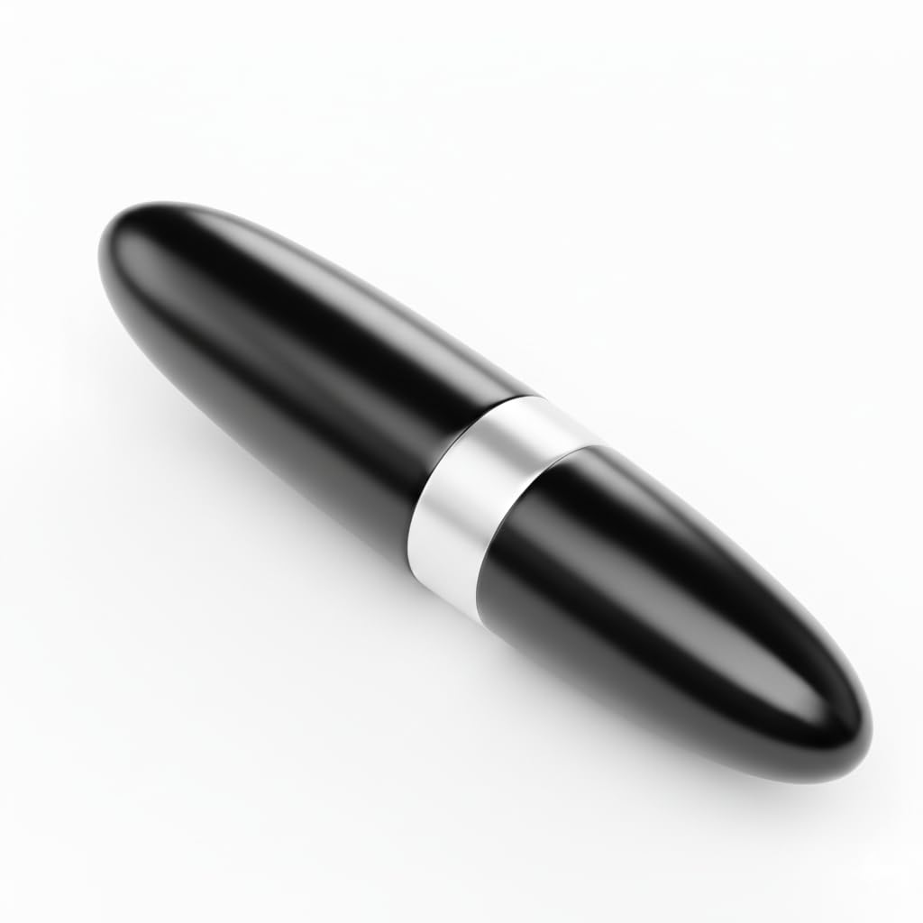 Portable Waterproof Personal Massager – Black | Compact Travel-Friendly massager with Multiple Vibration Modes | Quiet &