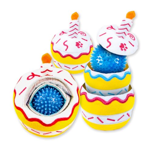Juguete PAWTY Cupcake 3 en 1 con pelota sonora