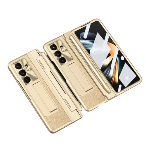 for Galaxy Z Fold 6 �p �P�[�X S �y���z���_�[�ƒ��߉\�ȃ��^���X�^���h�t�� �X�N���[���v���e�N�^�[���� �����O�z���_�[ �ϏՌ� ���^ �M�����N�V�[ Z Fold 6 �J�o�[ �܏�ݎ��X�^���h ���C�����X�[�d�Ή� ������� ���b�L���U
